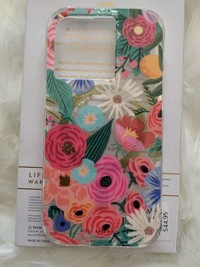 Rifle Paper Co. Floral iPhone 14 Pro Case in Pink Multi Bloom
